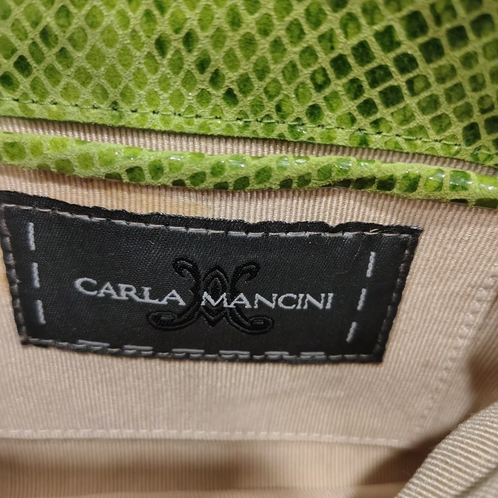 Carla Mancini Amy Snake Print Clutch/Handbag